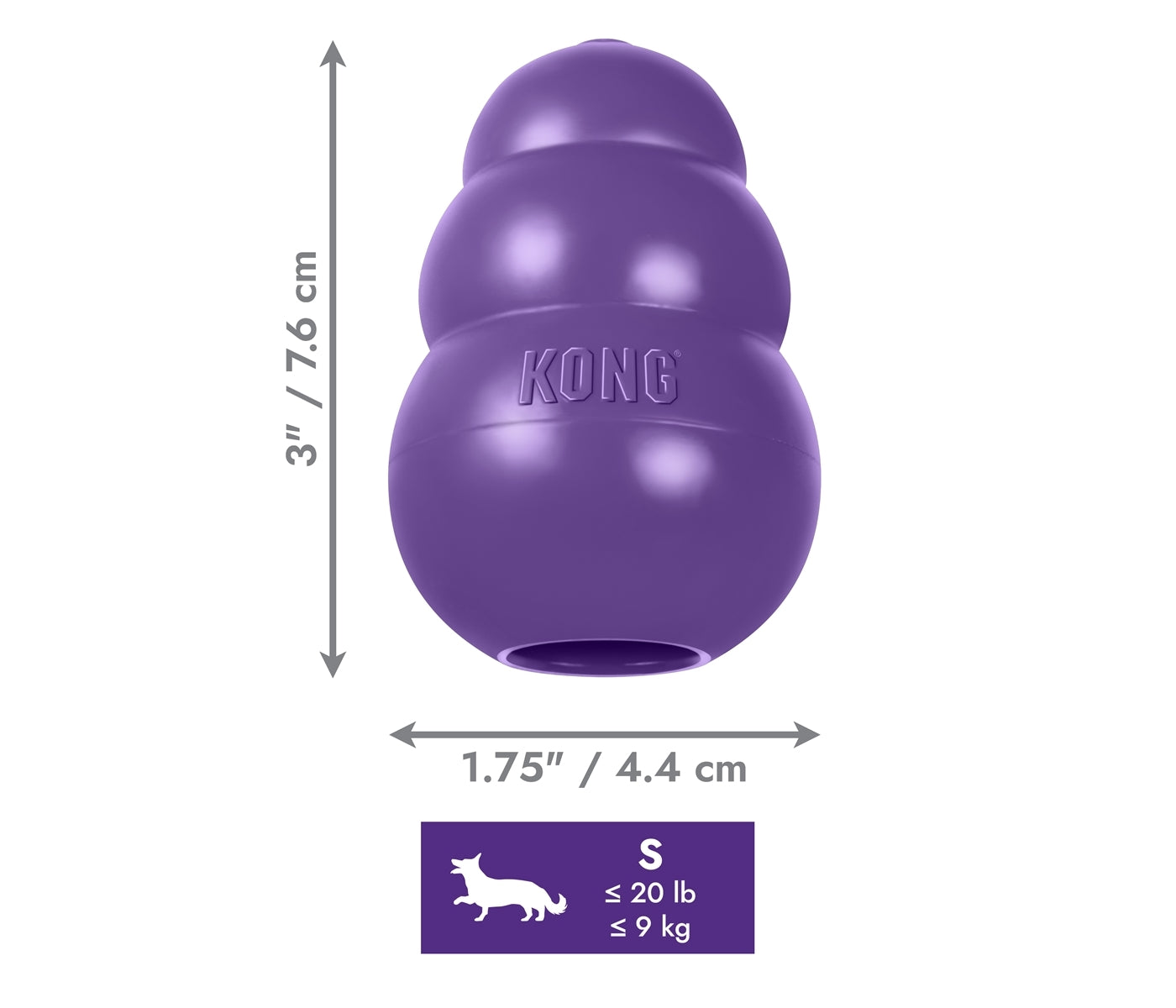KONG Senior - Dog Toy (Small) - Buy Online SPR Centre UK