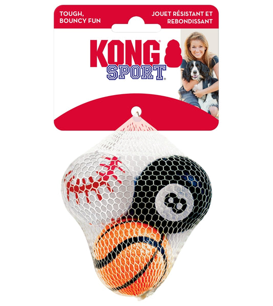 KONG - Sport Balls - 3 Pack (Size Small) - Buy Online SPR Centre UK