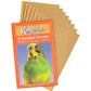 Kagesan - Cage Bird Sanded Sheets (Orange) - 35cm x 21cm - 8 Pack - Buy Online SPR Centre UK