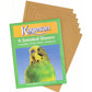 Kagesan - Cage Bird Sanded Sheets (Green) - 33cm x 25cm - 6 Pack - Buy Online SPR Centre UK