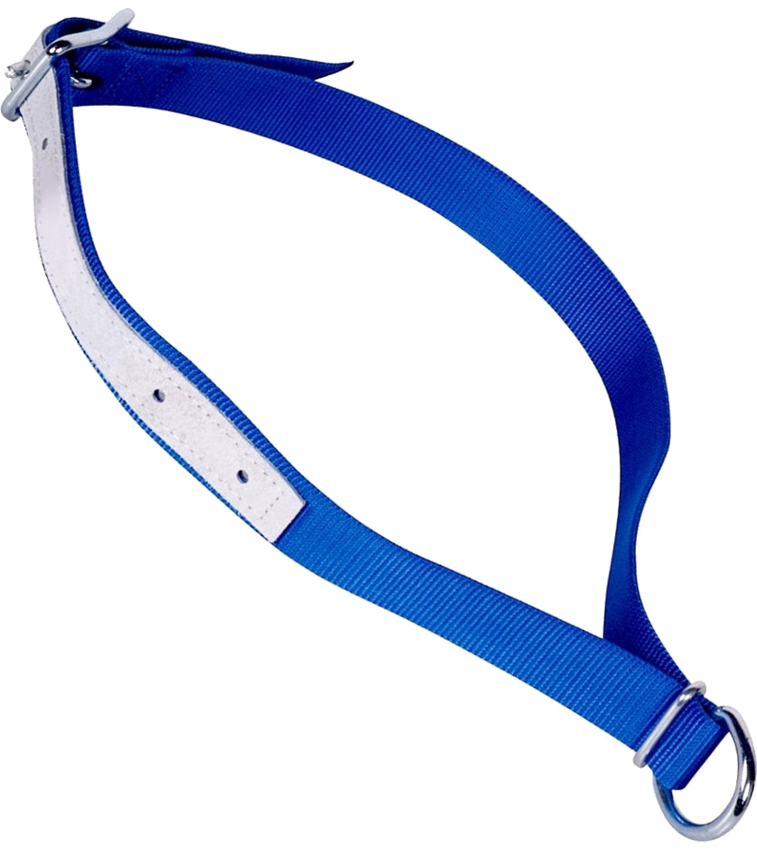 Kamer - Blue Nylon & Leather Collar for Sheep & Goats - Buy Online SPR Centre UK