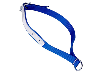 Kamer - Blue Nylon & Leather Collar for Sheep & Goats - Buy Online SPR Centre UK