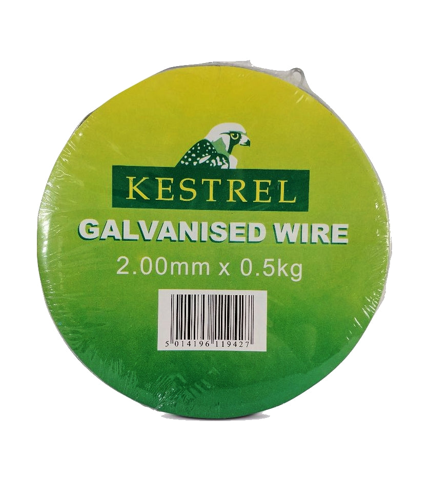 Kestrel Galvanised Steel Wire - 2.00mm x 0.5kg - Buy Online SPR Centre UK