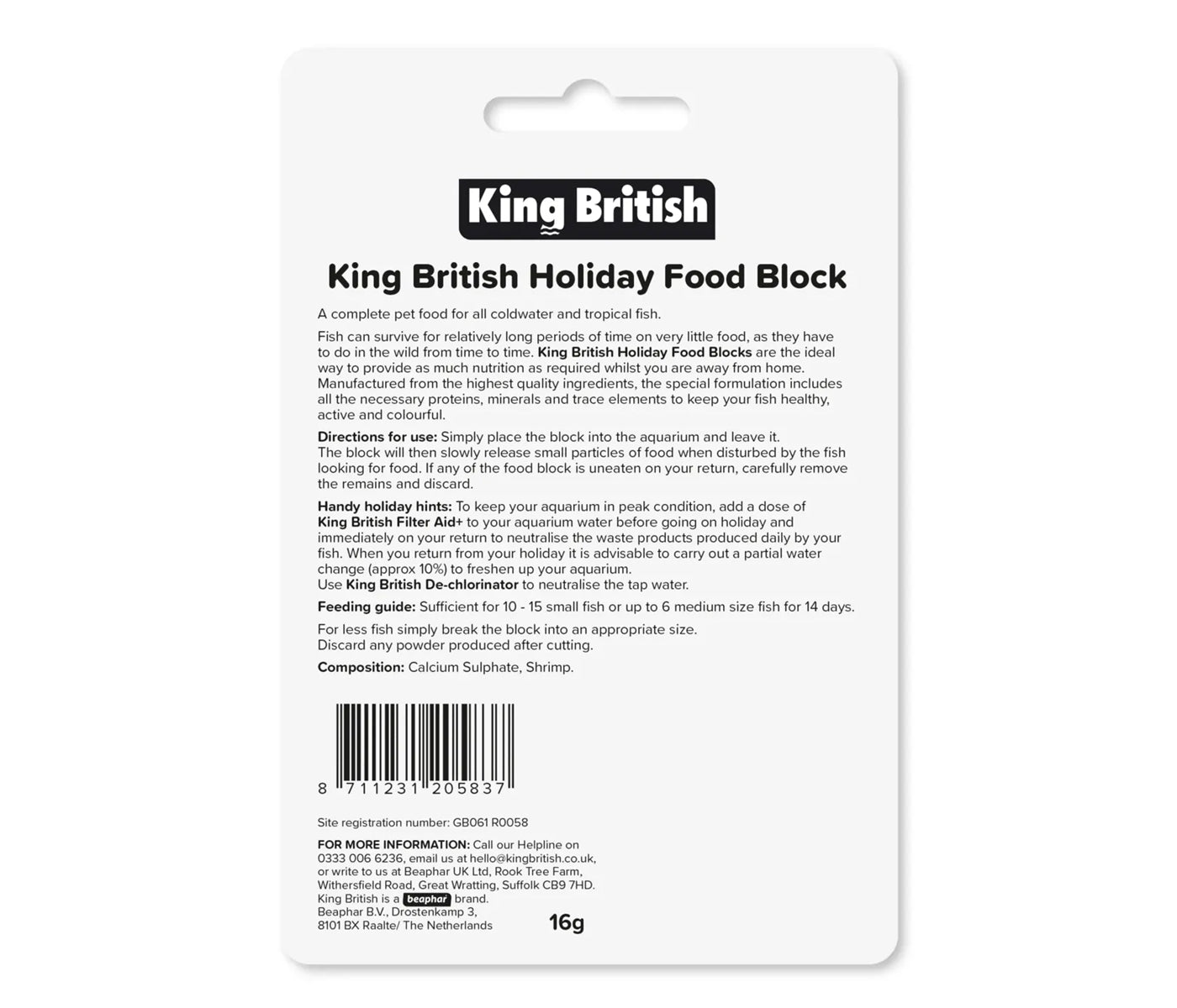 King British - Holiday Food Block - Buy Online SPR Centre UK