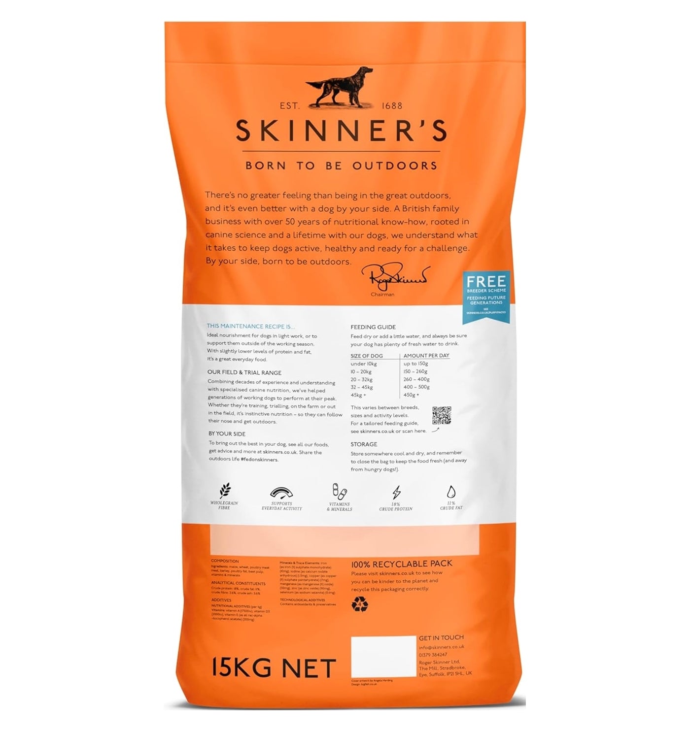 Skinner's - Field & Trial Maintenance - *VAT Free* - Buy Online SPR Centre UK