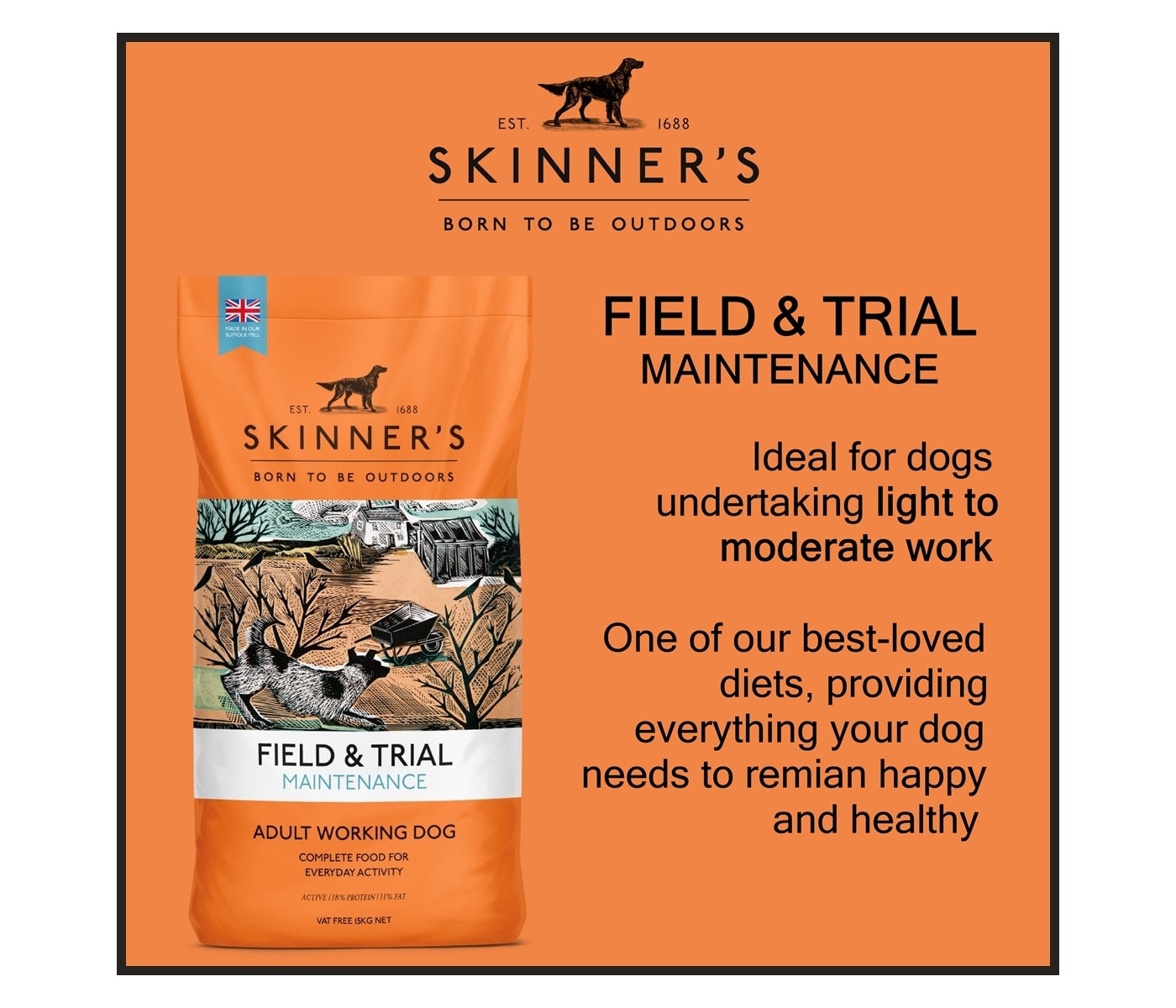 Skinner's - Field & Trial Maintenance - *VAT Free* - Buy Online SPR Centre UK