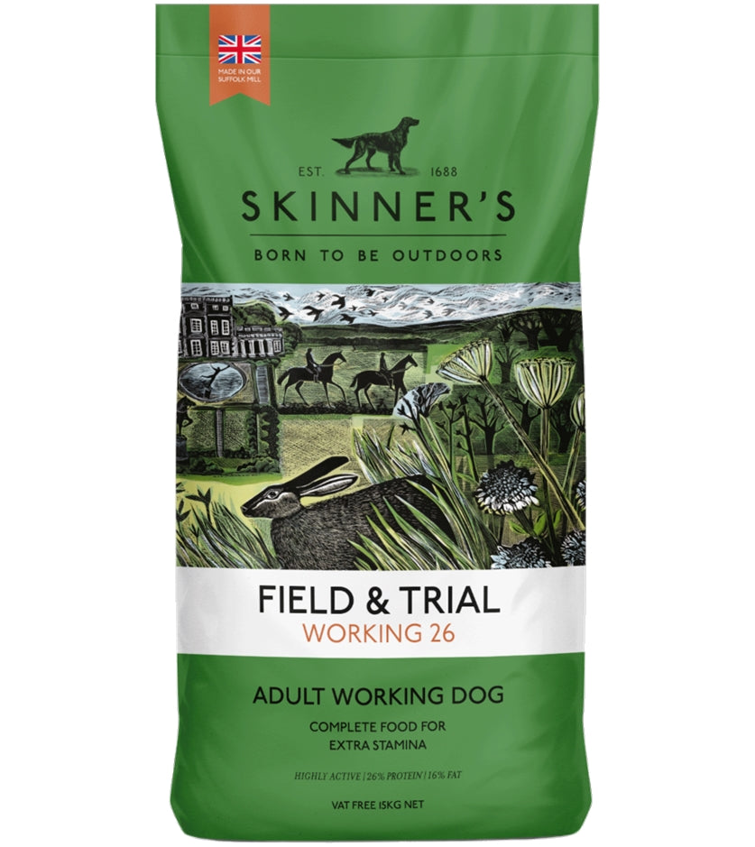 Skinner's - Field & Trial Working 26 - *VAT Free* - Buy Online SPR Centre UK