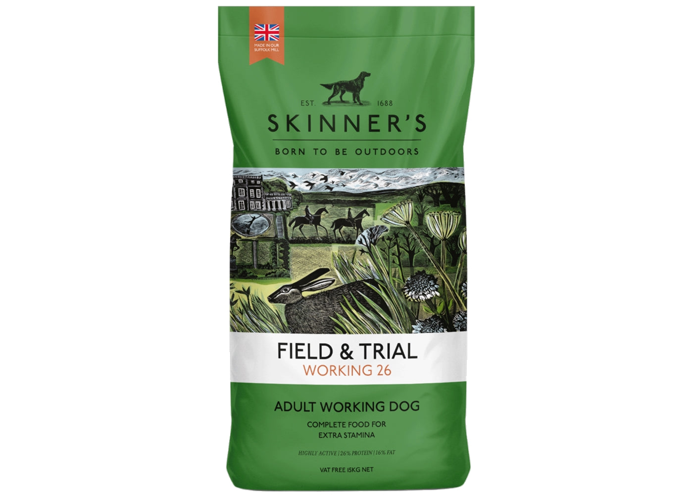 Skinner's - Field & Trial Working 26 - *VAT Free* - Buy Online SPR Centre UK