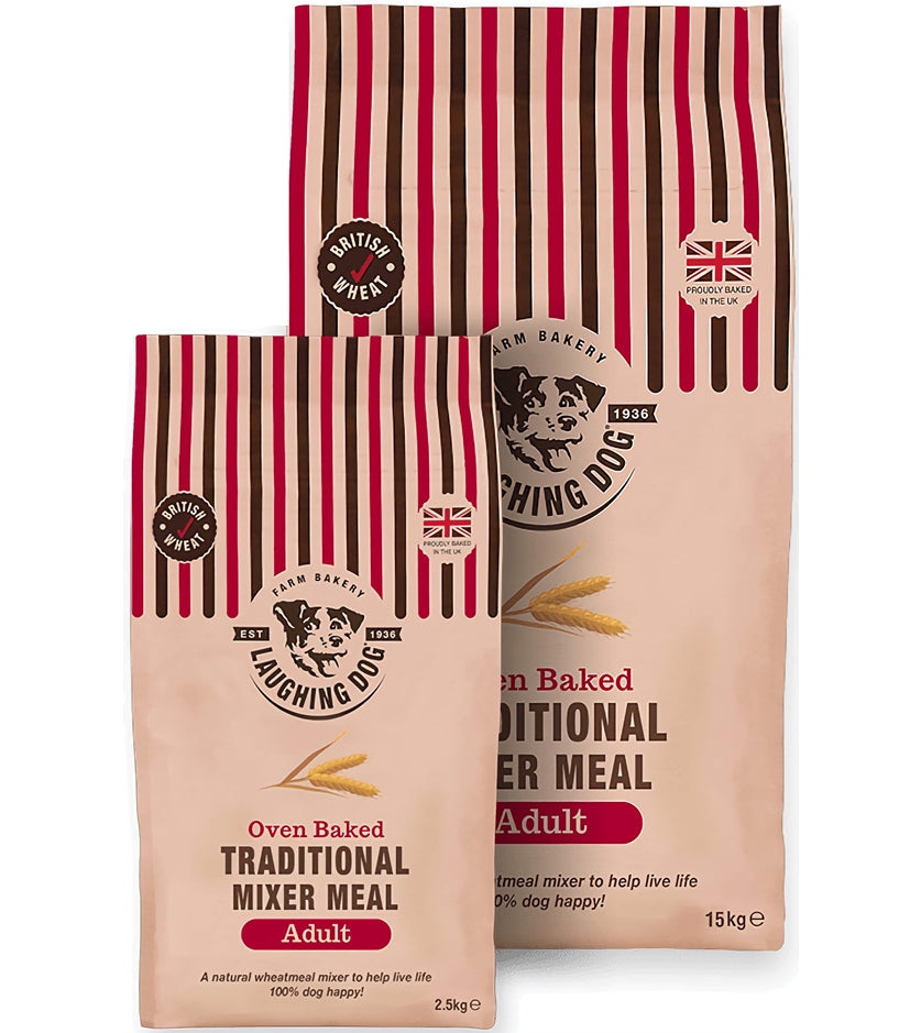 Laughing Dog Traditional Mixer Meal for Adult Dogs - Buy Online SPR Centre UK