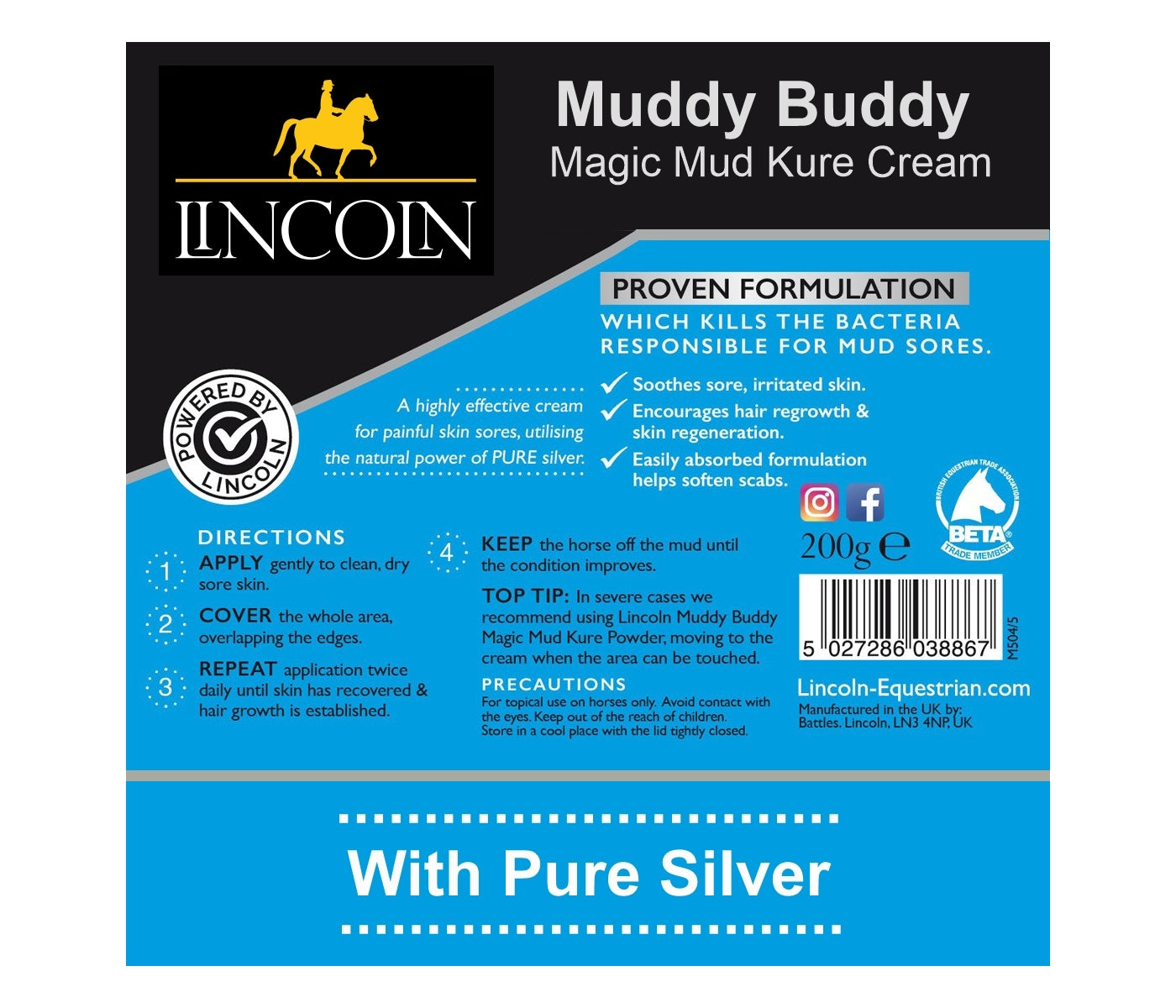 Lincoln - Muddy Buddy Magic Mud Kure Cream - Buy Online SPR Centre UK