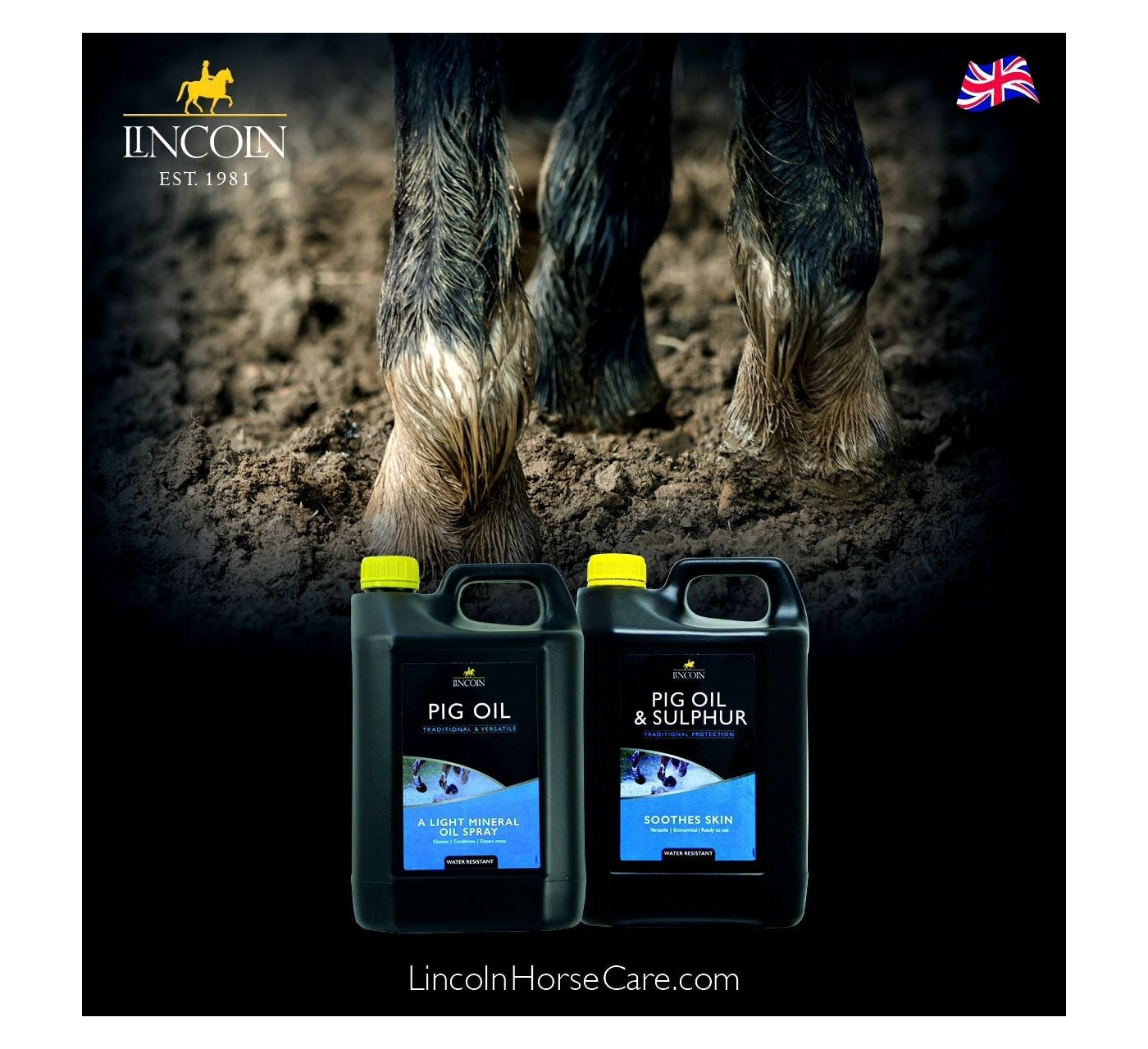 Lincoln - Pig Oil & Sulphur | Horse Care - Buy Online SPR Centre UK