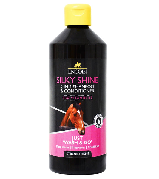 Lincoln - Silky Shine 2 In 1 Shampoo & Conditioner | Horse Care - Buy Online SPR Centre UK