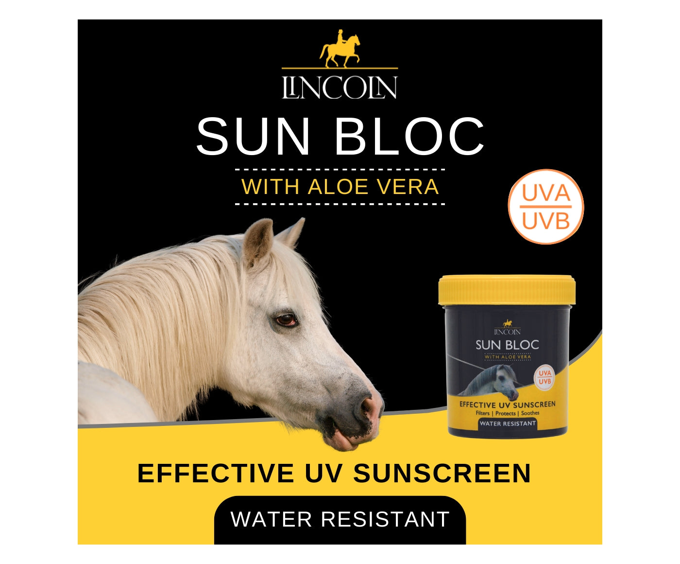 Lincoln - Sun Bloc | Horse Skin Care - Buy Online SPR Centre UK