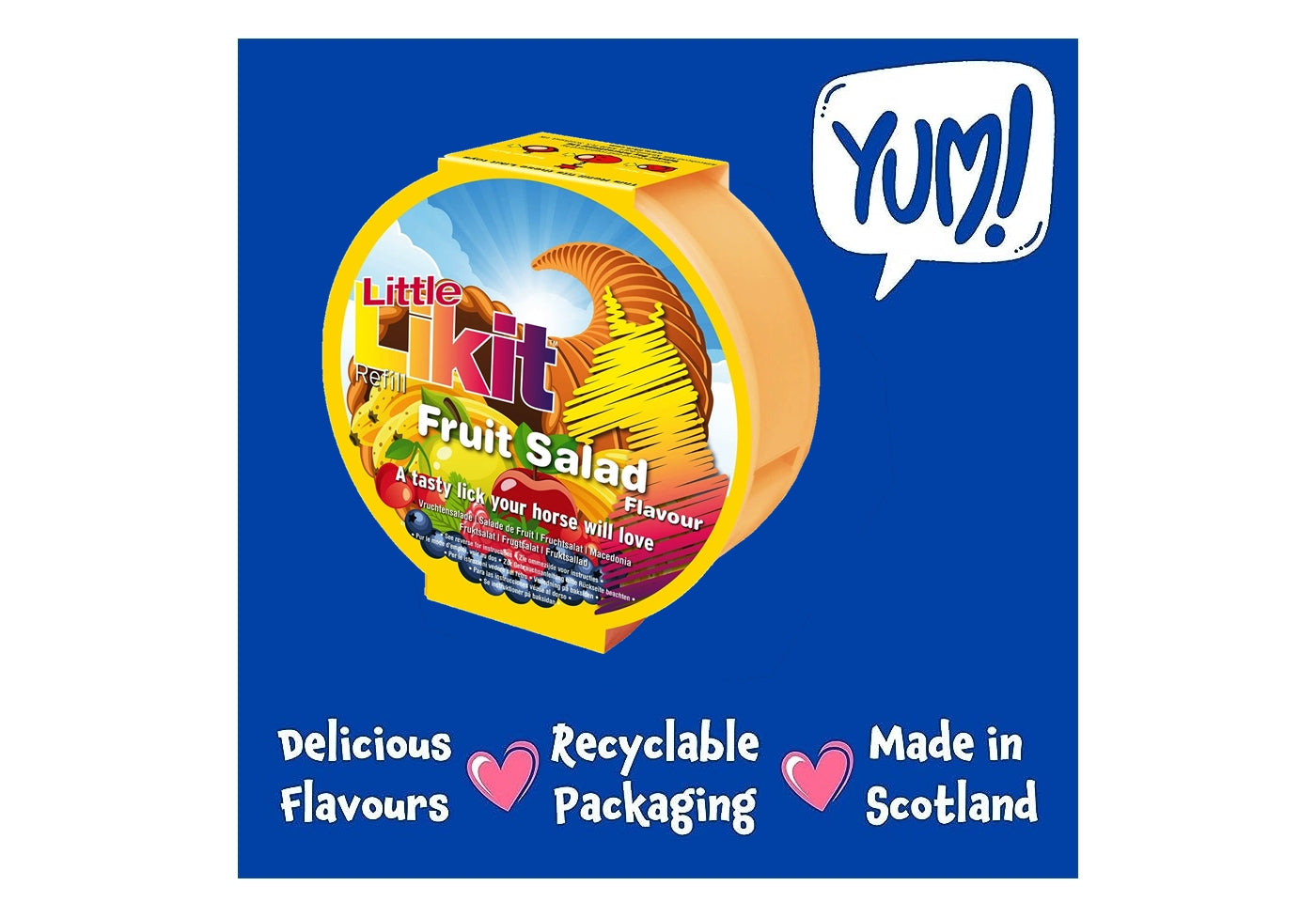 Little Likit - Fruit Salad Flavour Horse Treat - Buy Online SPR Centre UK