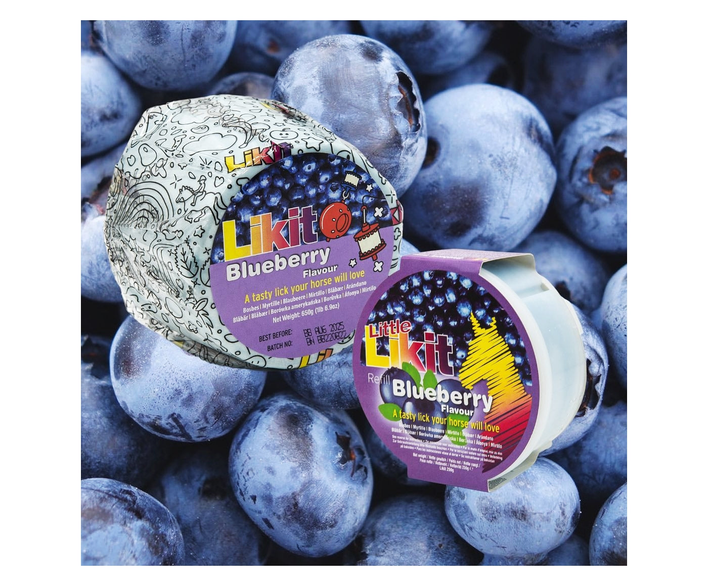 Little Likit - Blueberry Flavour Horse Treat - Buy Online SPR Centre UK