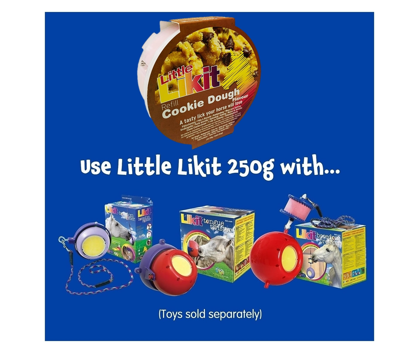 Little Likit - Cookie Dough Flavour Horse Treat - Buy Online SPR Centre UK