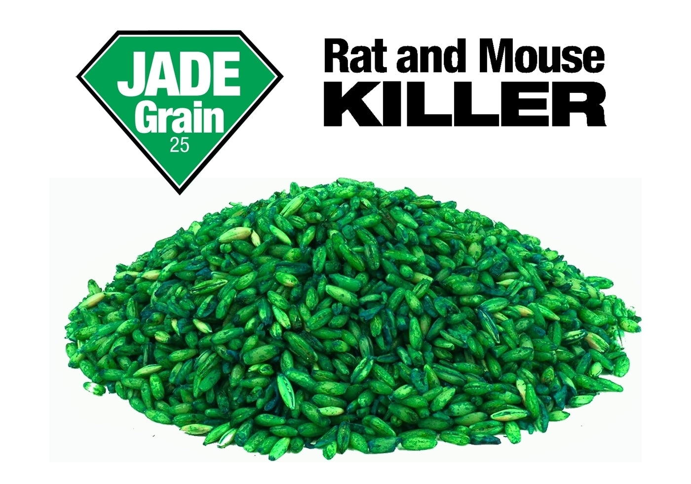 Lodi - Jade Grain 25 Rat & Mouse Killer - 150g Pouch (6 x 25g Sachets) - Buy Online SPR Centre UK