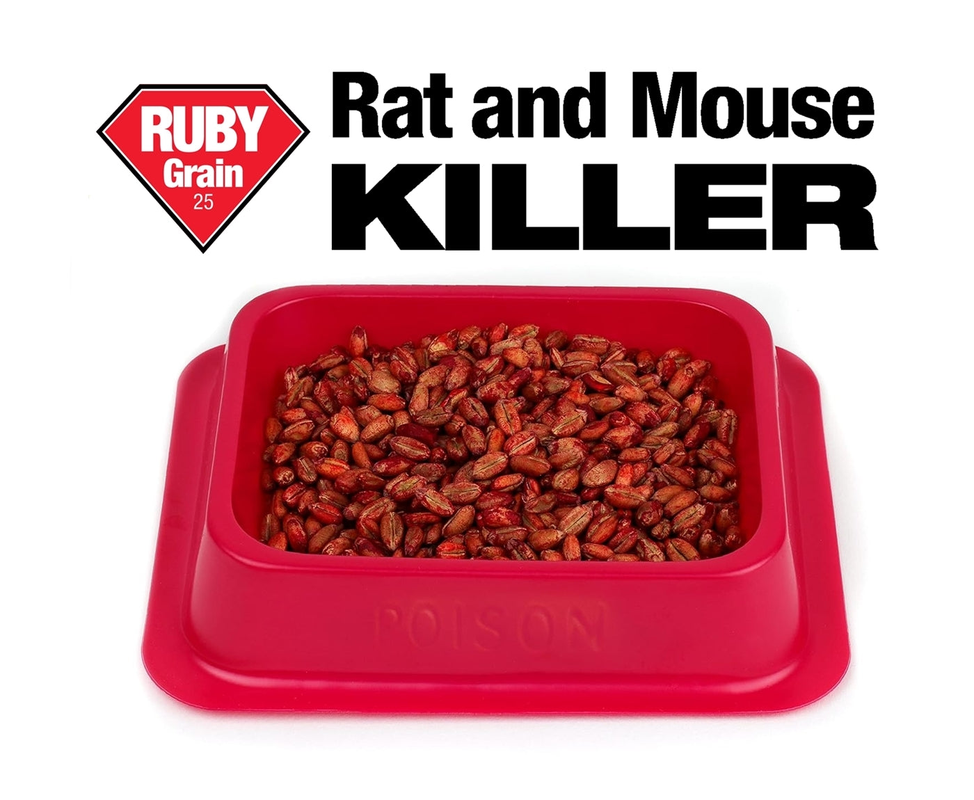 Lodi - Ruby Grain 25 Rat & Mouse Killer - 150g Pouch (6 x 25g Sachets) - Buy Online SPR centre UK