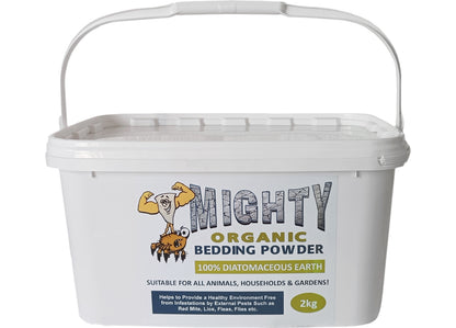 Mighty Organic Bedding Powder (100% Diatomaceous Earth) - Buy Online SPR Centre UK