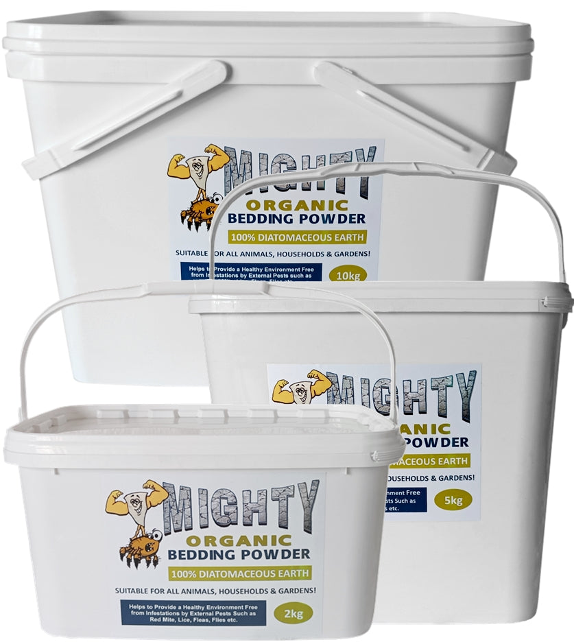 Mighty Organic Bedding Powder (100% Diatomaceous Earth) - Buy Online SPR Centre UK