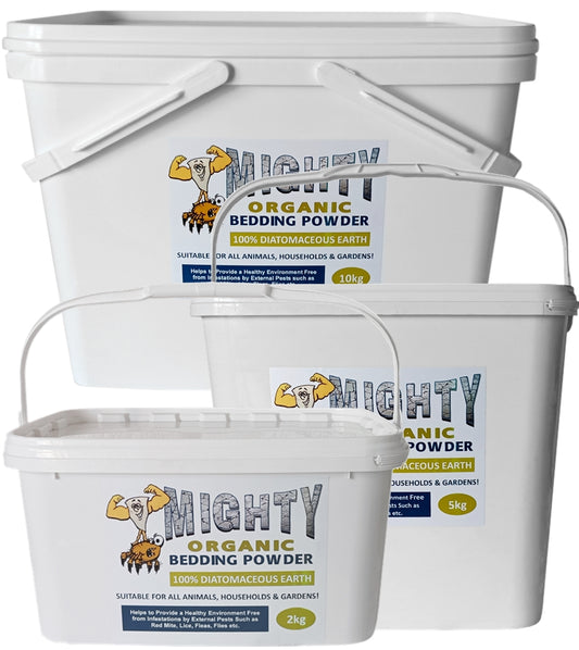 Mighty Organic Bedding Powder (100% Diatomaceous Earth) - Buy Online SPR Centre UK