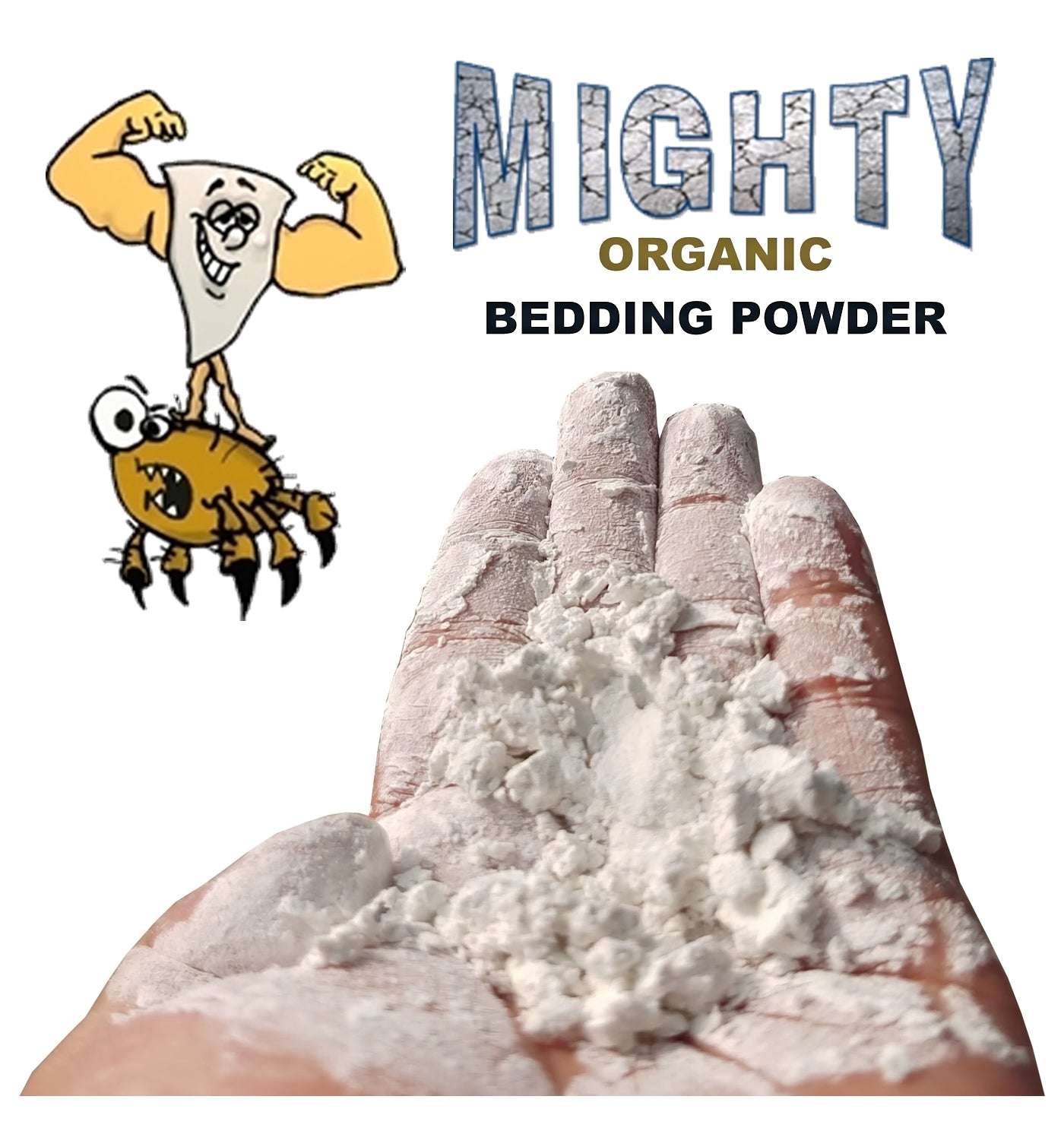 Mighty Organic Bedding Powder (100% Diatomaceous Earth) - Buy Online SPR Centre UK
