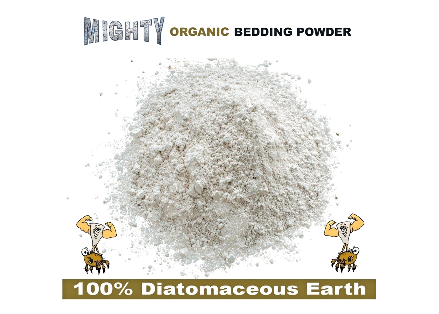 Mighty Organic Bedding Powder (100% Diatomaceous Earth) - Buy Online SPR Centre UK