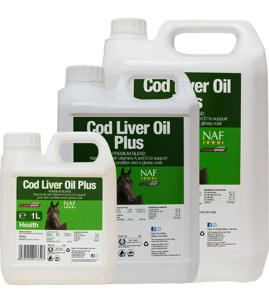 NAF - Cod Liver Oil Plus | Horse Care - Buy Online SPR Centre UK