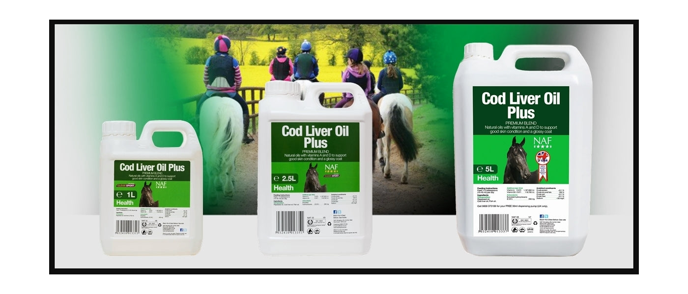 NAF - Cod Liver Oil Plus | Horse Care - Buy Online SPR Centre UK