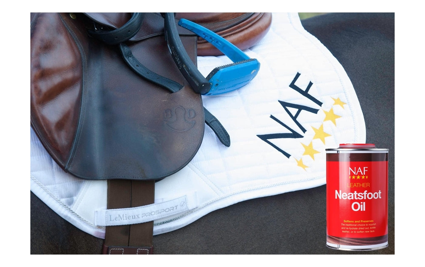 NAF - Leather Neatsfoot Oil | Tack Care - Buy Online SPR Centre UK