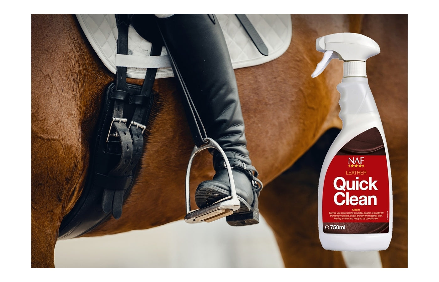 NAF Leather Quick Clean | Tack Care - Buy Online SPR Centre UK