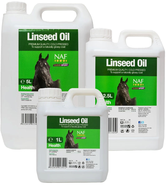 NAF - Linseed Oil | Horse Care Supplement - Buy Online SPR Centre UK