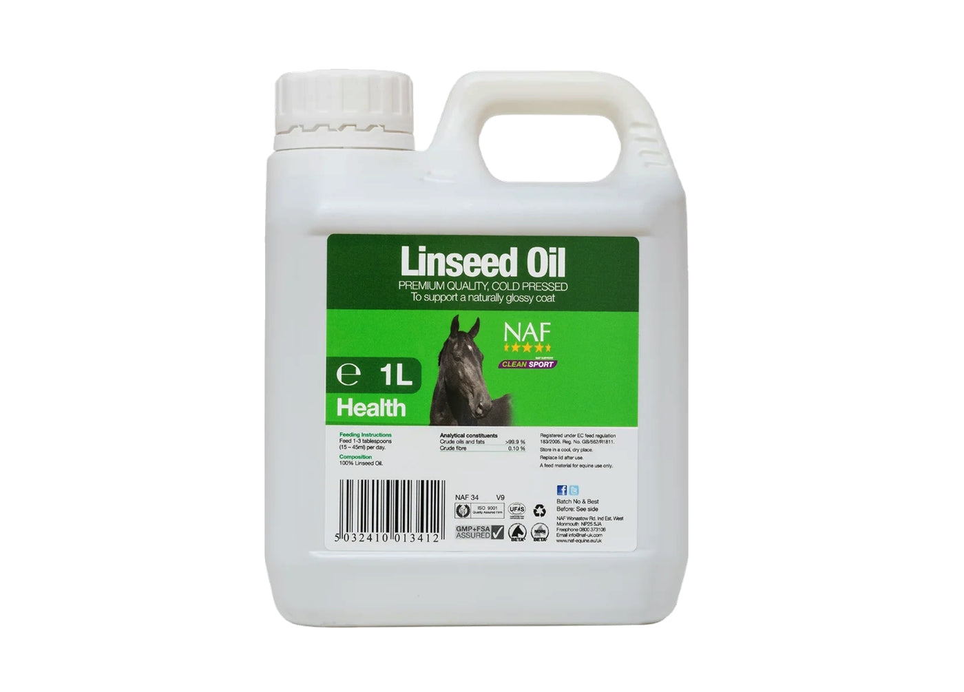 NAF - Linseed Oil | Horse Care Supplement - Buy Online SPR Centre UK