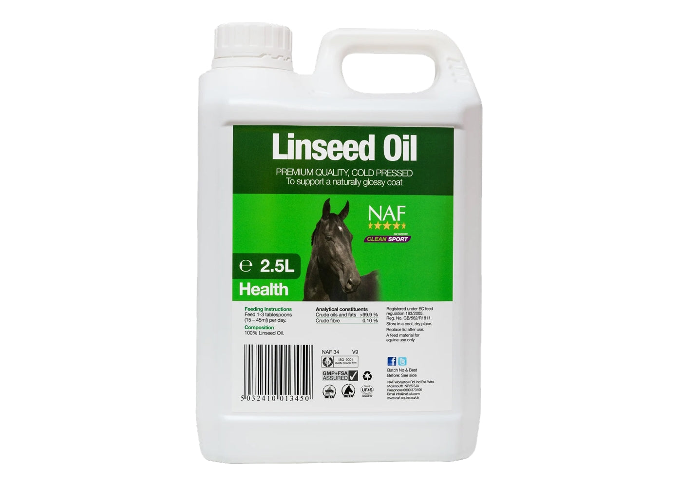 NAF - Linseed Oil | Horse Care Supplement - Buy Online SPR Centre UK