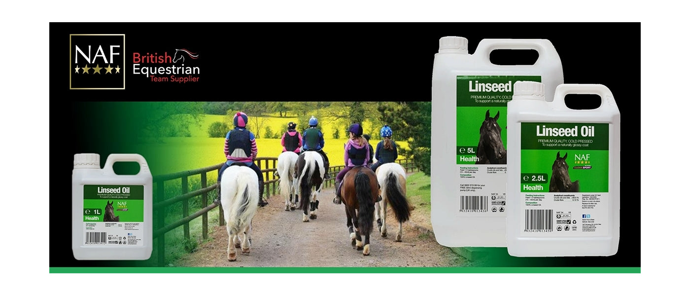 NAF - Linseed Oil | Horse Care Supplement - Buy Online SPR Centre UK