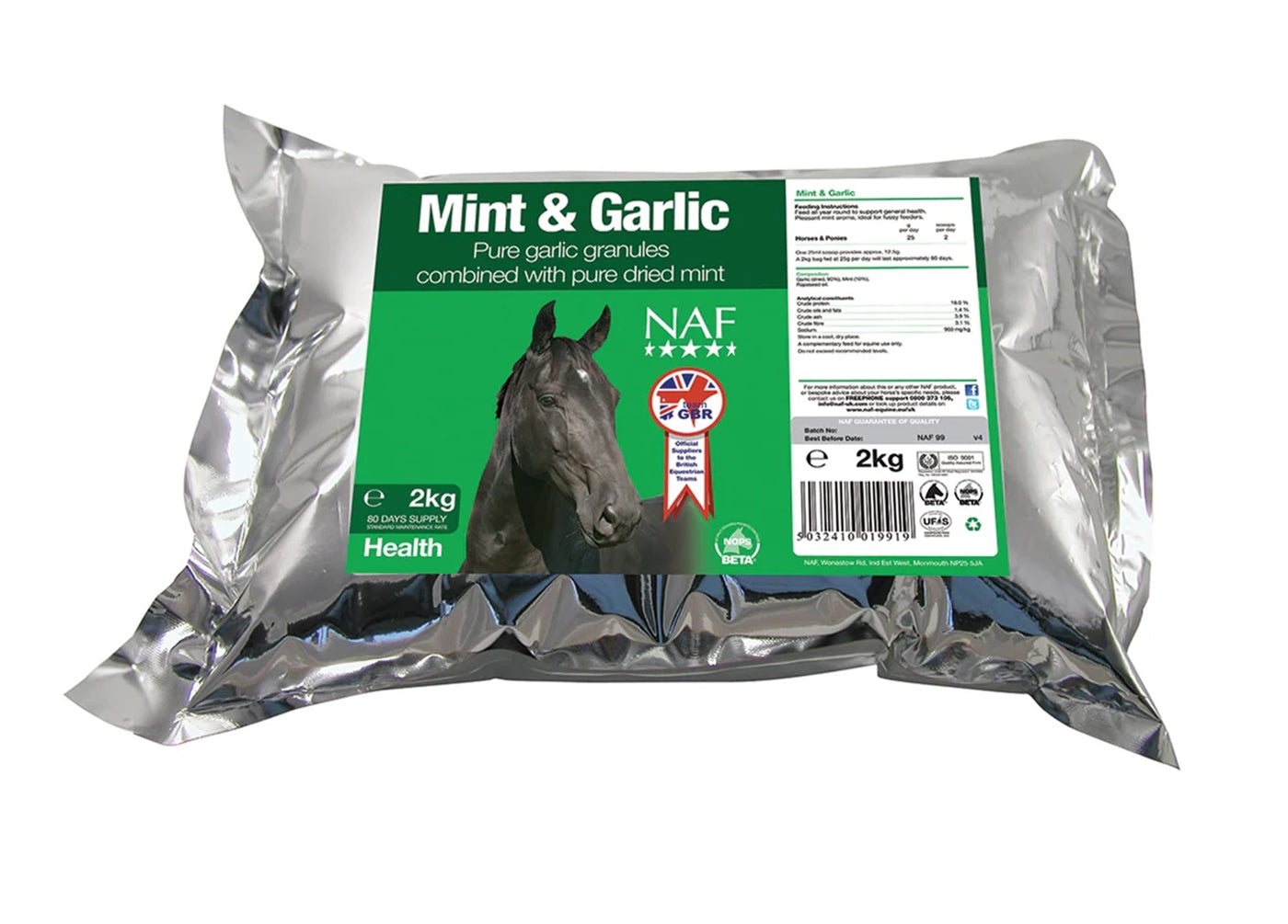 NAF - Mint and Garlic 2kg | Horse Care - Buy Online SPR Centre UK