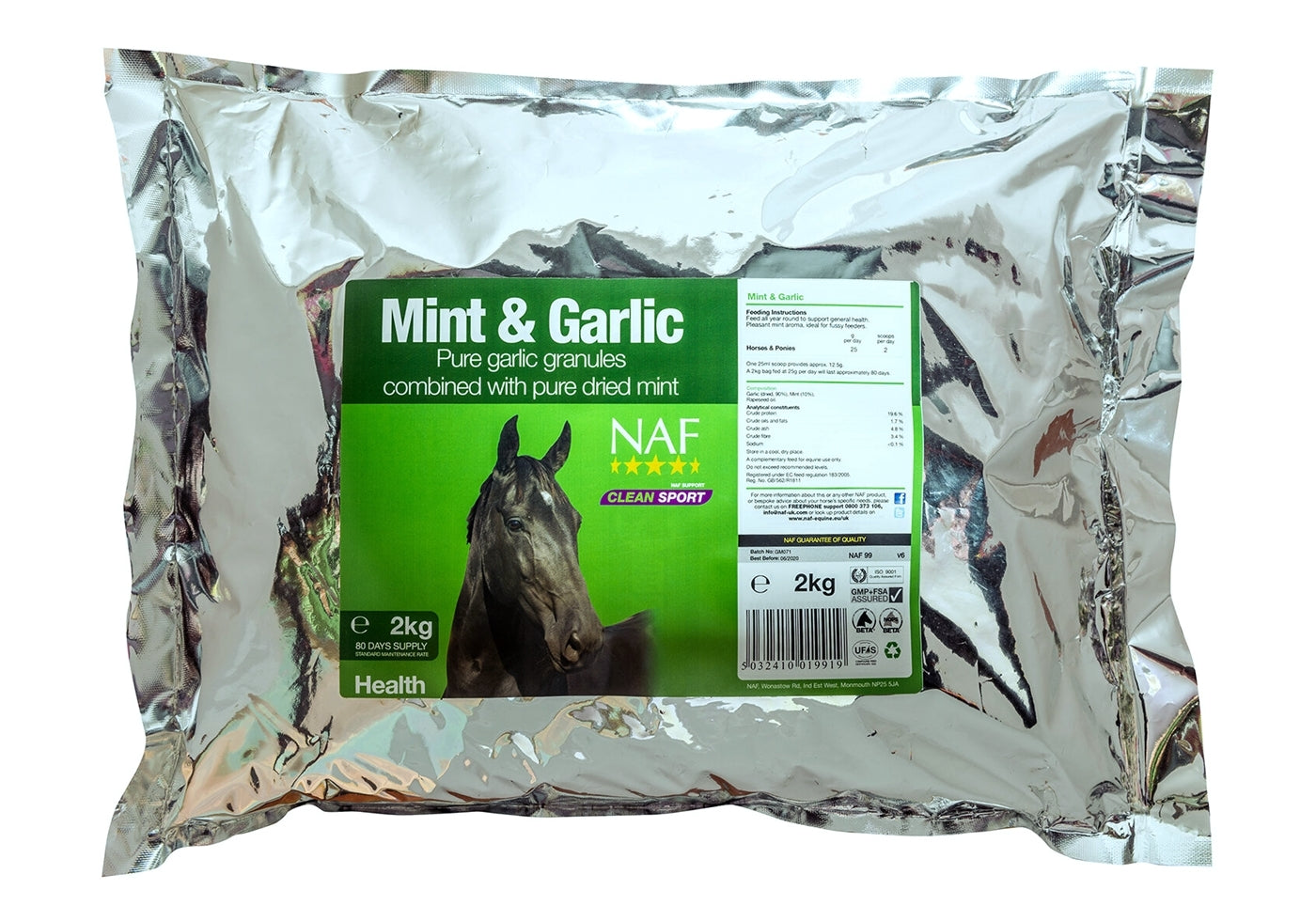 NAF - Mint and Garlic 2kg | Horse Care - Buy Online SPR Centre UK