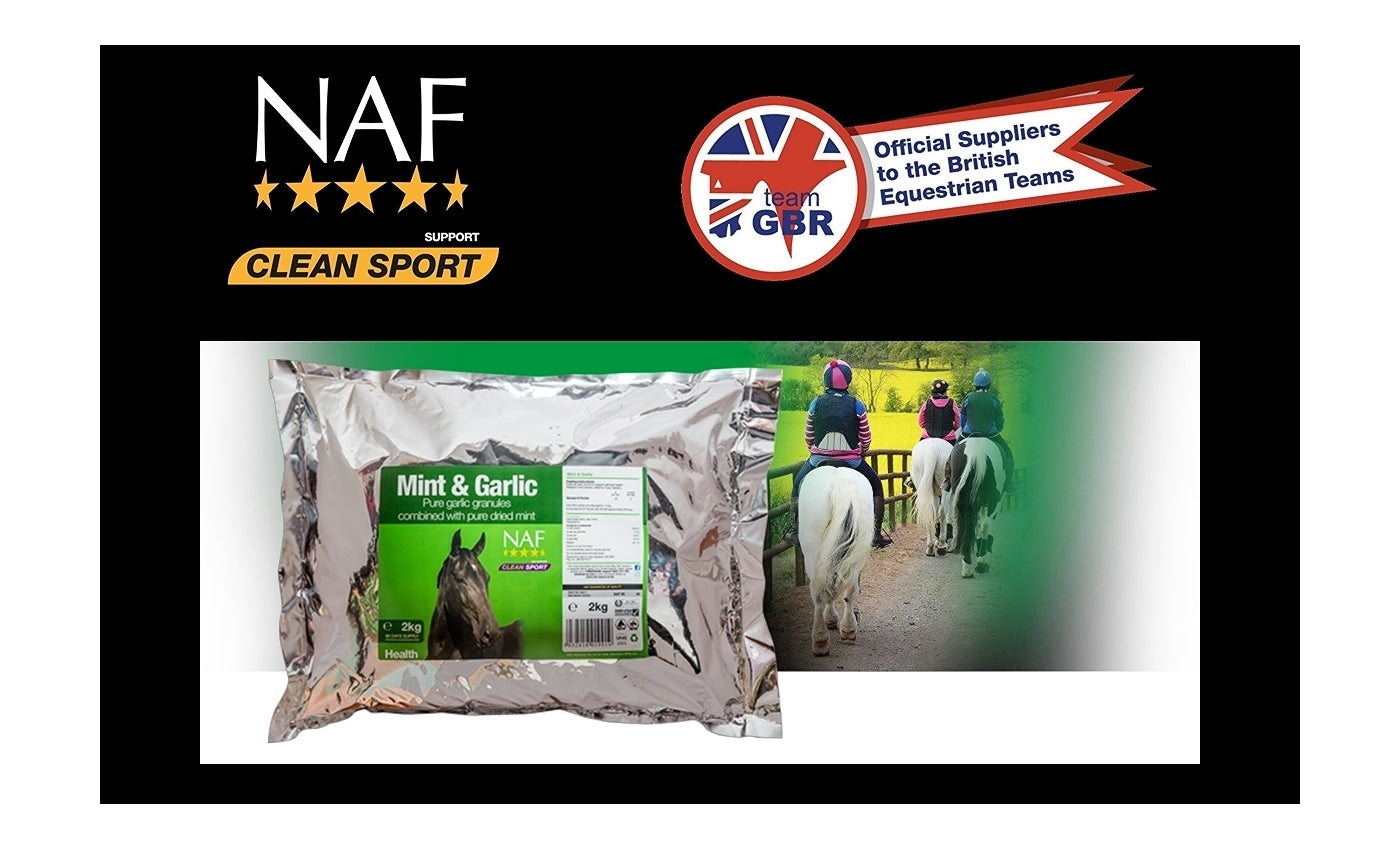 NAF - Mint and Garlic 2kg | Horse Care - Buy Online SPR Centre UK