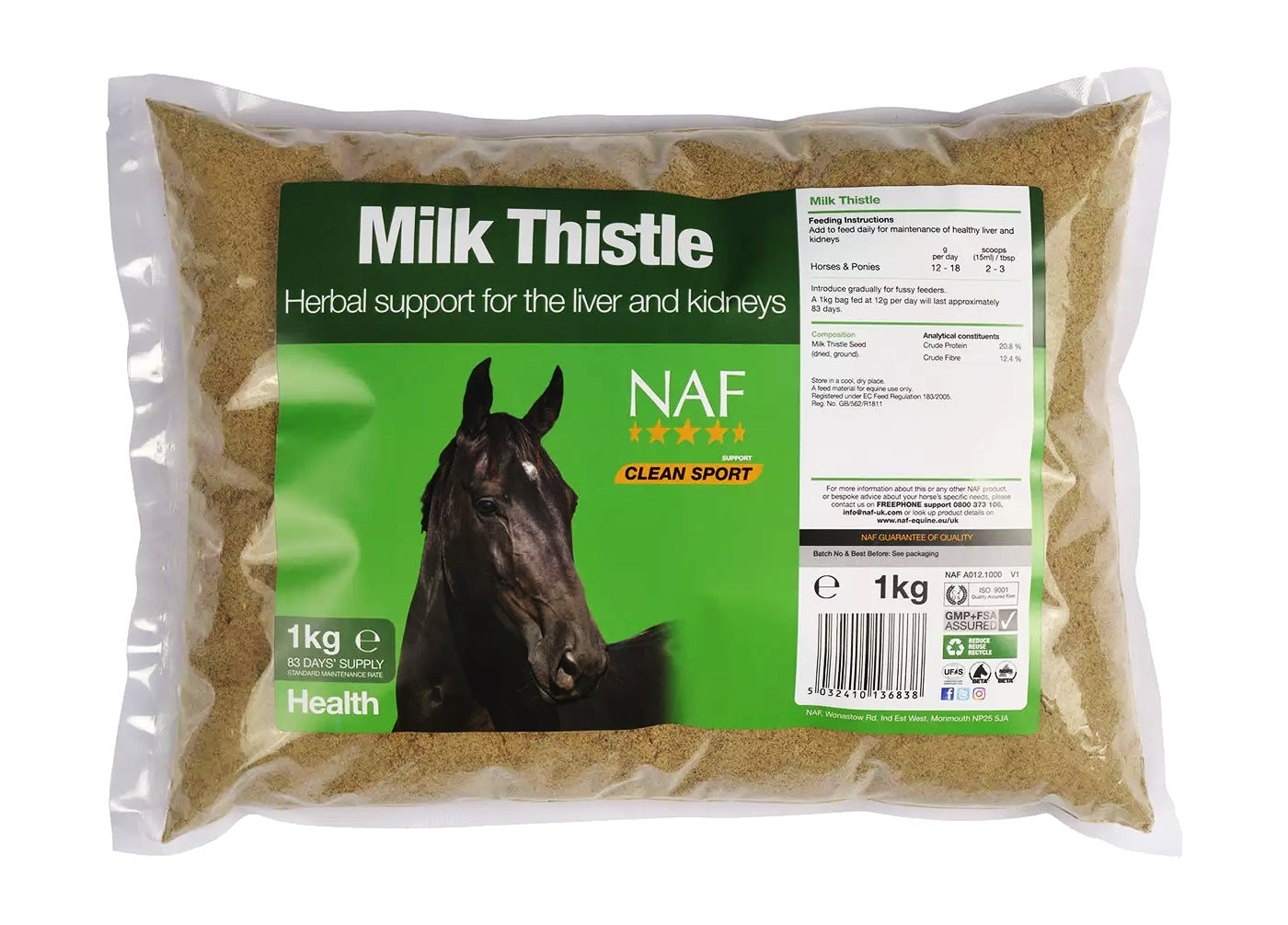 NAF - Milk Thistle 1kg | Horse Care - Buy Online SPR Centre UK