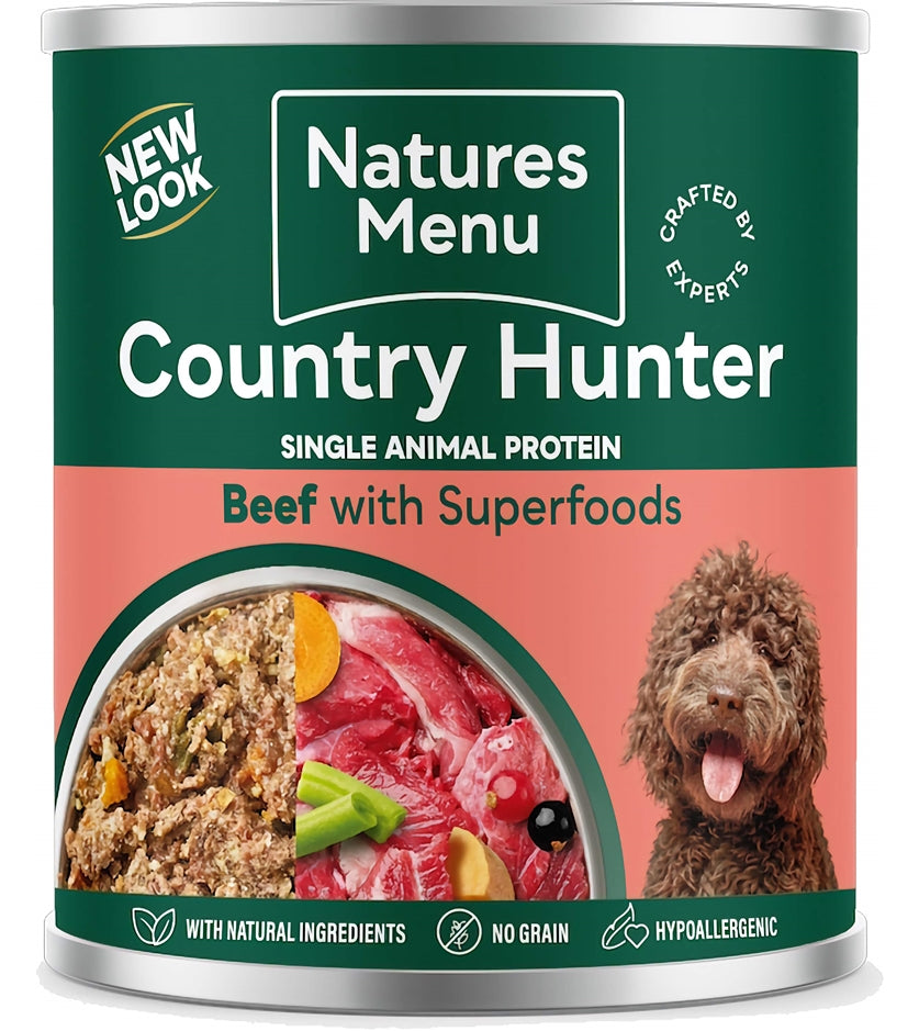 Natures Menu - Country Hunter Beef with Superfoods - Buy Online SPR Centre UK