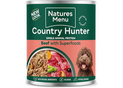 Natures Menu - Country Hunter Beef with Superfoods - Buy Online SPR Centre UK