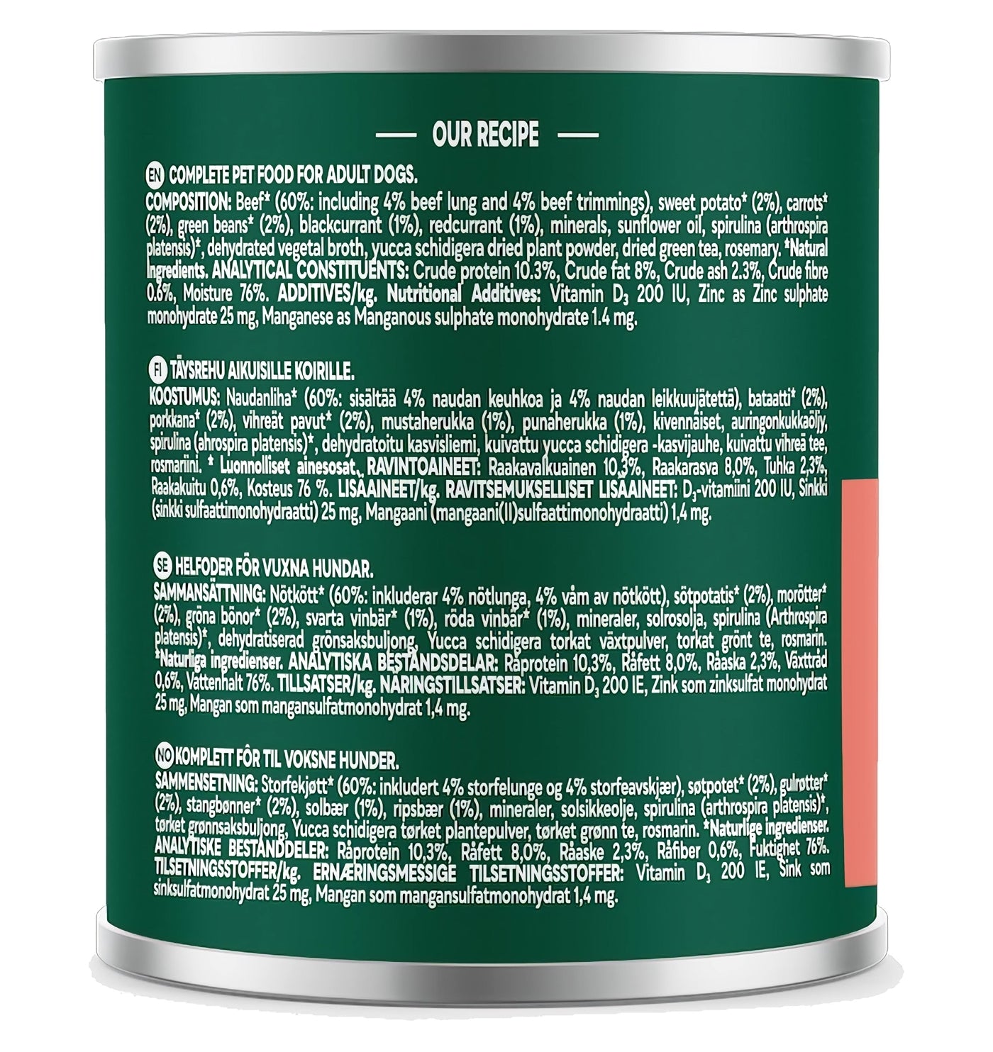 Natures Menu - Country Hunter Beef with Superfoods - Buy Online SPR Centre UK