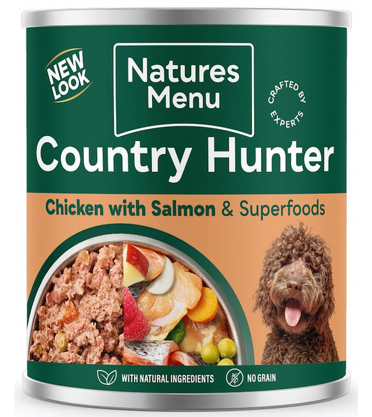 Natures Menu - Country Hunter Salmon & Chicken with Superfoods - Buy Online SPR Centre UK