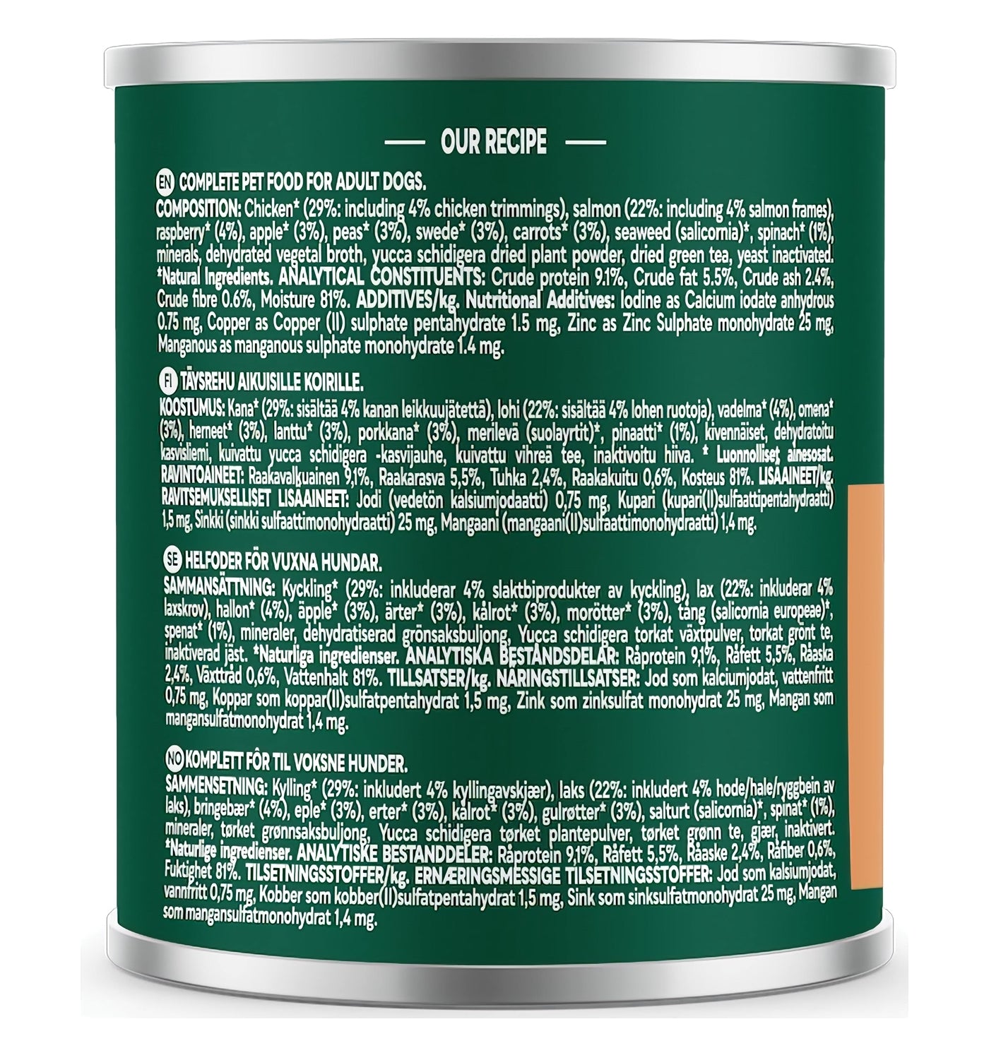 Natures Menu - Country Hunter Salmon & Chicken with Superfoods - Buy Online SPR Centre UK