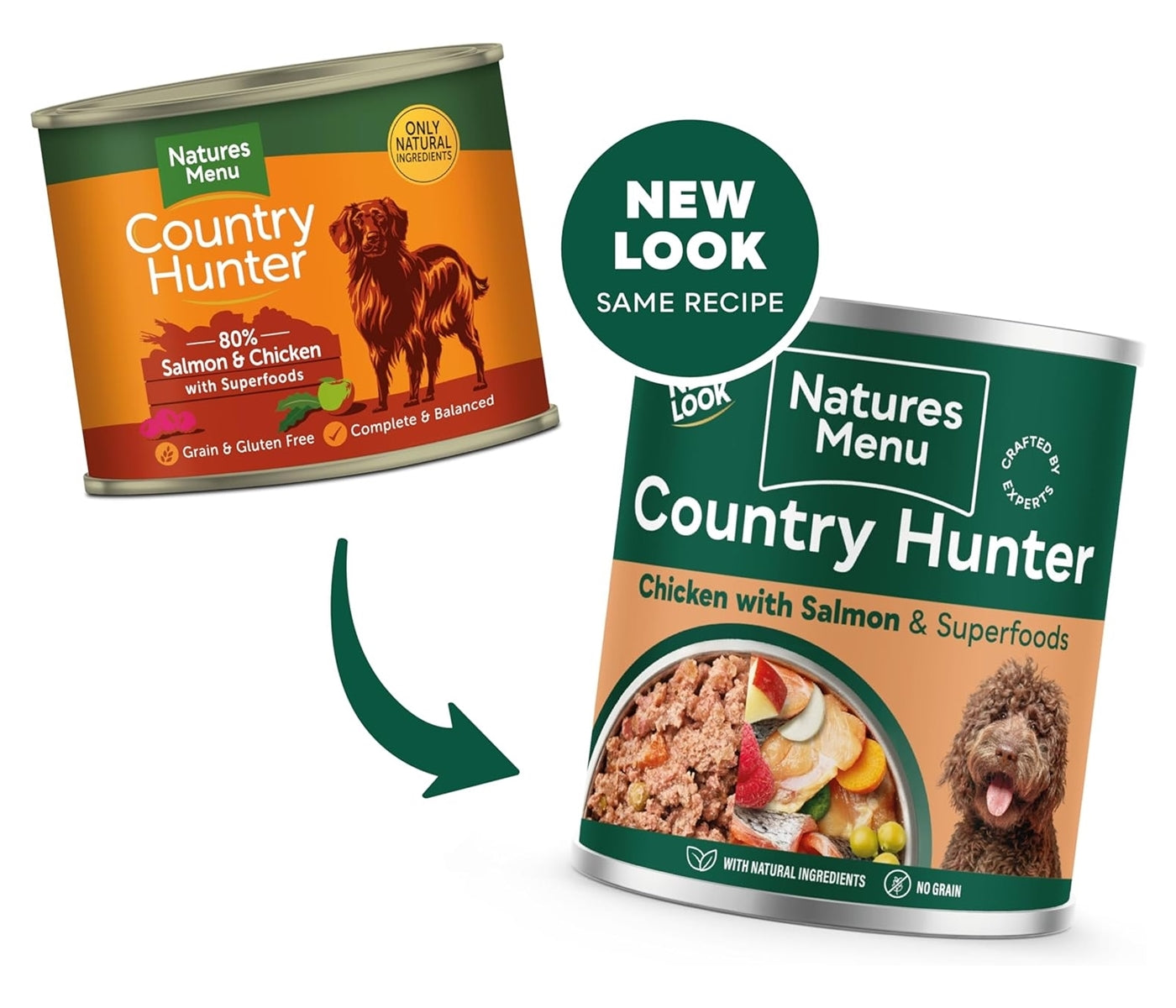 Natures Menu - Country Hunter Salmon & Chicken with Superfoods - Buy Online SPR Centre UK