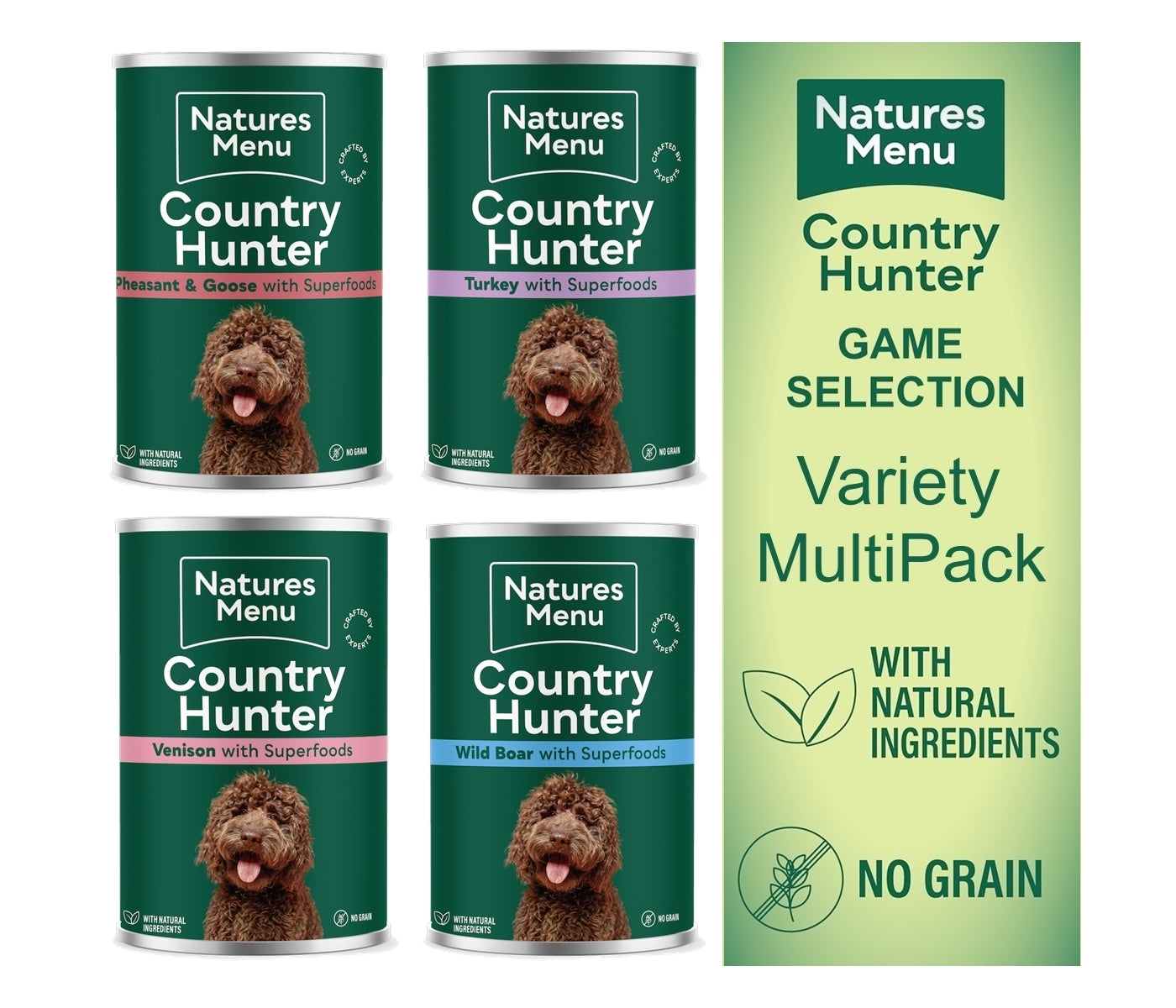 Natures Menu - Country Hunter Game Selection Multipack 12 x 400g - Buy Online SPR Centre UK