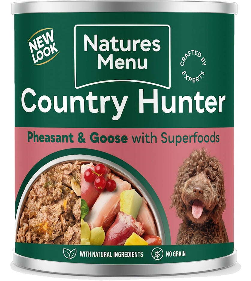 Natures Menu - Country Hunter Pheasant & Goose with Superfoods - Buy Online SPR Centre UK