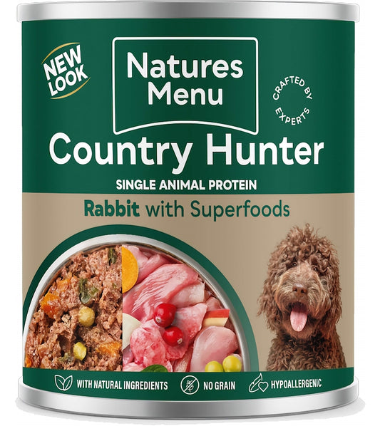 Natures Menu - Country Hunter Rabbit with Superfoods - Buy Online SPR Centre UK