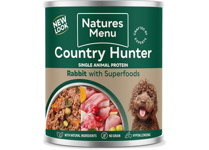 Natures Menu - Country Hunter Rabbit with Superfoods - Buy Online SPR Centre UK