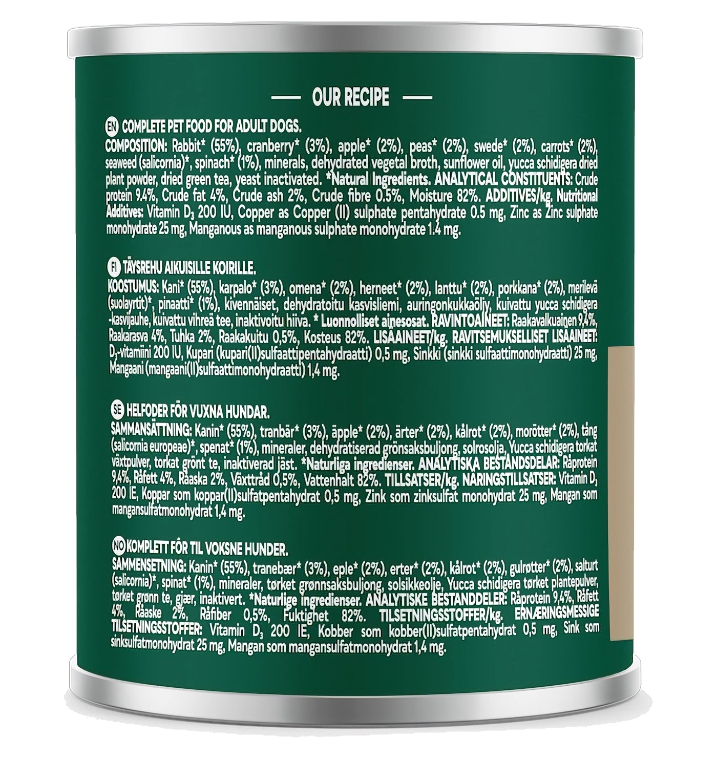 Natures Menu - Country Hunter Rabbit with Superfoods - Buy Online SPR Centre UK